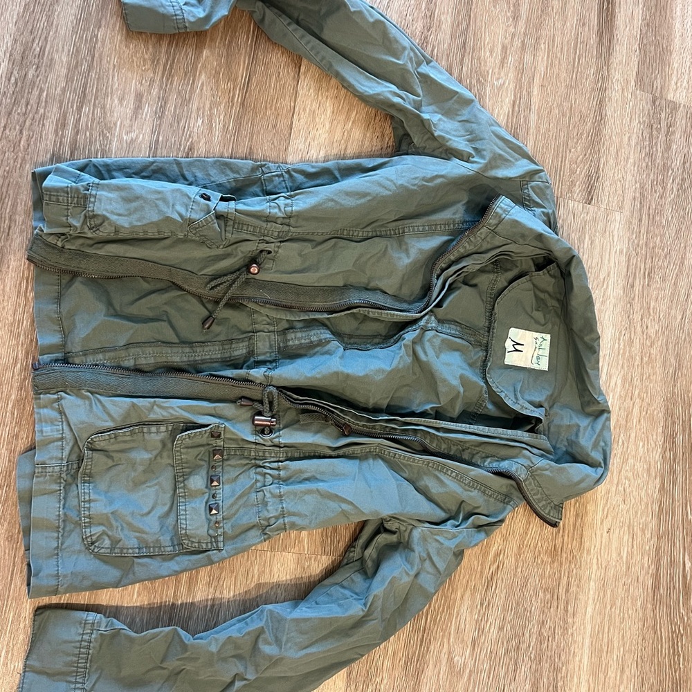 Green army jacket